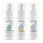Littley Intro Sample Pack: three 2oz bottles of gentle HOCl baby sprays