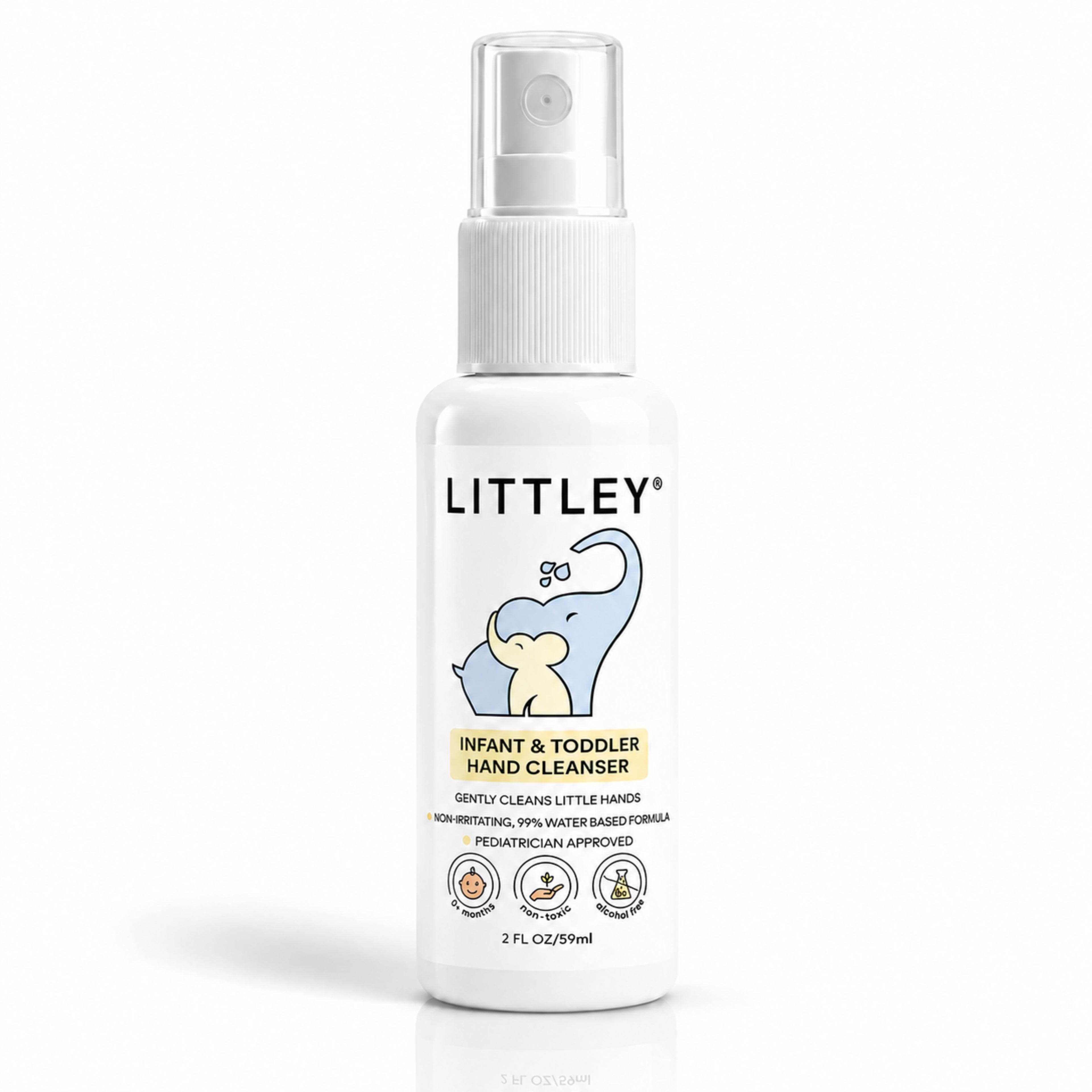Littley Infant & Toddler Hand Cleanser | Gentle HOCl Hand Spray