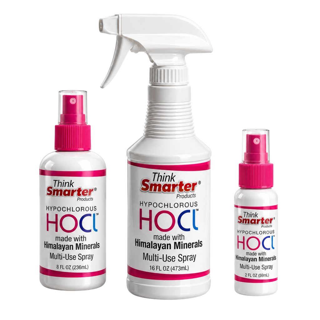 Multi-Use Hypochlorous Acid Spray | 3-Pack (2oz, 8oz + 16oz)