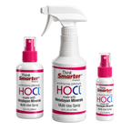 Multi-Use HOCl Spray lineup in 2oz, 8oz and 16oz sizes
