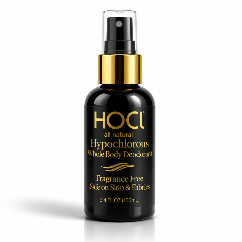Whole Body Deodorant Spray | 3.4oz | TSA-Friendly Fragrance-Free HOCl