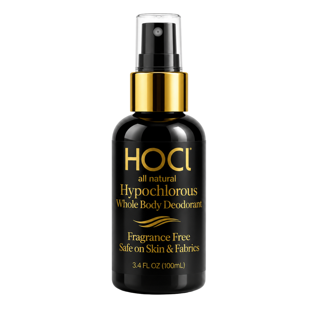 Whole Body Deodorant Spray | 3.4oz | TSA-Friendly Fragrance-Free HOCl